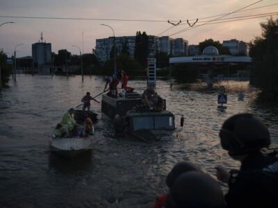 Президент про підрив Каховської ГЕС: рф навіть не намагається допомогти людям на окупованих територіях  