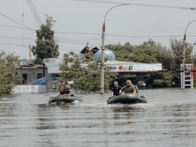 НГУ здійснює евакуацію постраждалих, які опинилися у водяній пастці на Херсонщині  