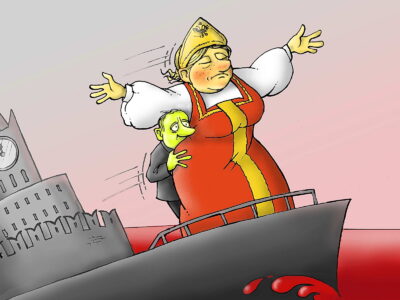 Мільйони людей у світі без слів зрозуміли, куди має йти воєнний злочинець путін — карикатурист Віктор Голуб  