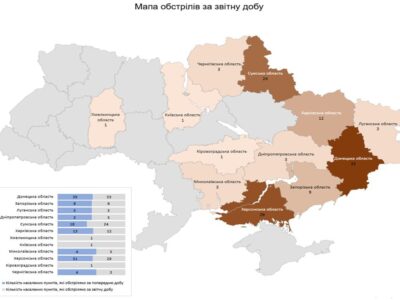росіяни протягом доби атакували 122 населених пункти у 12 областях України  