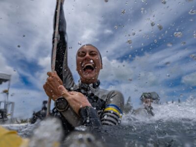 Українка Катерина Садурська пірнула на рекордну глибину  