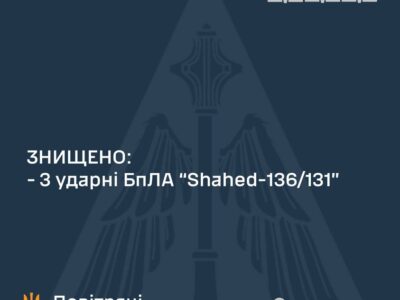 Сили ППО знищили три ударні БПЛА в межах Запорізької області  