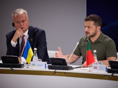 Володимир Зеленський подякував президенту Литви, який висловився щодо іноземних військ в Україні  