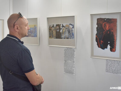 У Сумах відкрилась виставка ілюстративної графіки — «500 днів війни»  