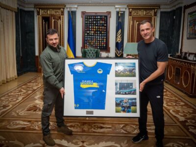 Президент України зустрівся з амбасадором United24 Андрієм Шевченком