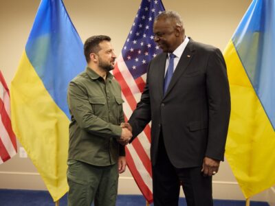 Володимир Зеленський подякував міністру оборони США за військову підтримку України, яка сягнула $46 млрд  
