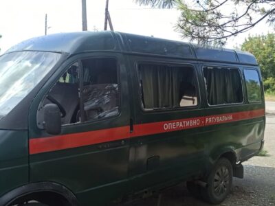 На Харківщині армія рф обстріляла підрозділ ДСНС  