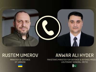 Міністр оборони України провів телефонну розмову з міністром оборони Пакистану  