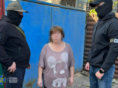 Затримано російську інформаторку, яка «зливала» окупантам артпозиції ЗСУ під Бахмутом  