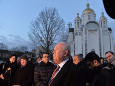 Делегати Генеральної Асамблеї ПАЧЕС на власні очі побачили наслідки «русского міра» в Бучі та Ірпені  