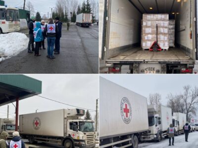 За участі Коордштабу відбулася передача посилок для українських військовополонених  