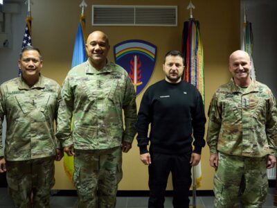 Президент України відвідав командування армії США у Європі  