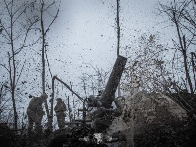 Мінометники з бригади «Холодний Яр» працюють на відбитих у ворога позиціях  