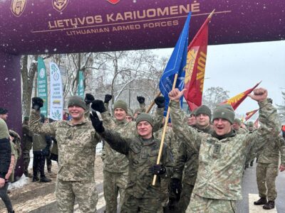 Українські військові долучилися до пам’ятного забігу в Литві  