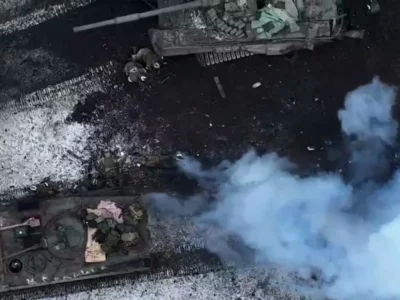 Пілоти БПЛА із бригади «Червона Калина» показали, як знищують ворожу піхоту на Запорізькому напрямку  