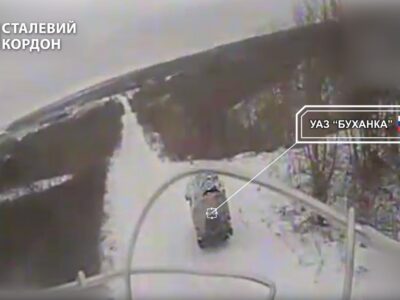 російську «буханку» наздогнав і знищив наш дрон-камікадзе  