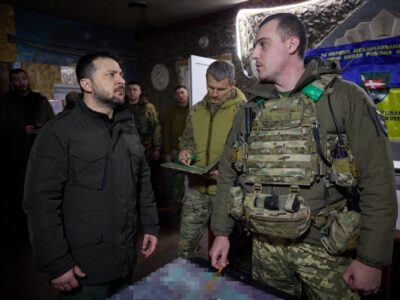 Володимир Зеленський відвідав передові позиції наших військ на Куп’янському напрямку  