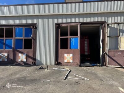 Пошкоджено пожежну частину внаслідок обстрілу Донеччини  