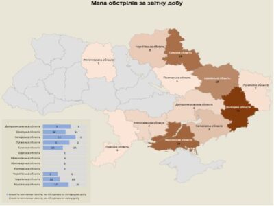 12 областей України опинилися під ворожими обстрілами  