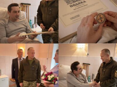 Головнокомандувач ЗСУ нагородив військового журналіста коїном  