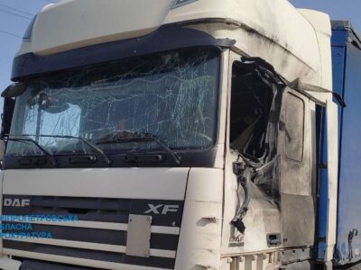 Під час атаки безпілотника у Нікополі загинув водій фури  