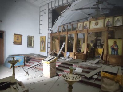 Ворог тричі за ніч атакував Нікопольщину, пошкоджені церква і приватні будинки  