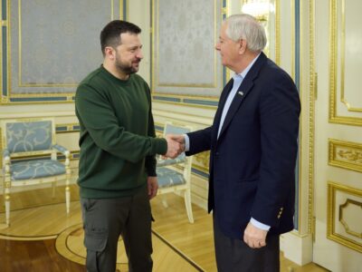 Президент обговорив із сенатором Ліндсі Гремом подальшу підтримку України  