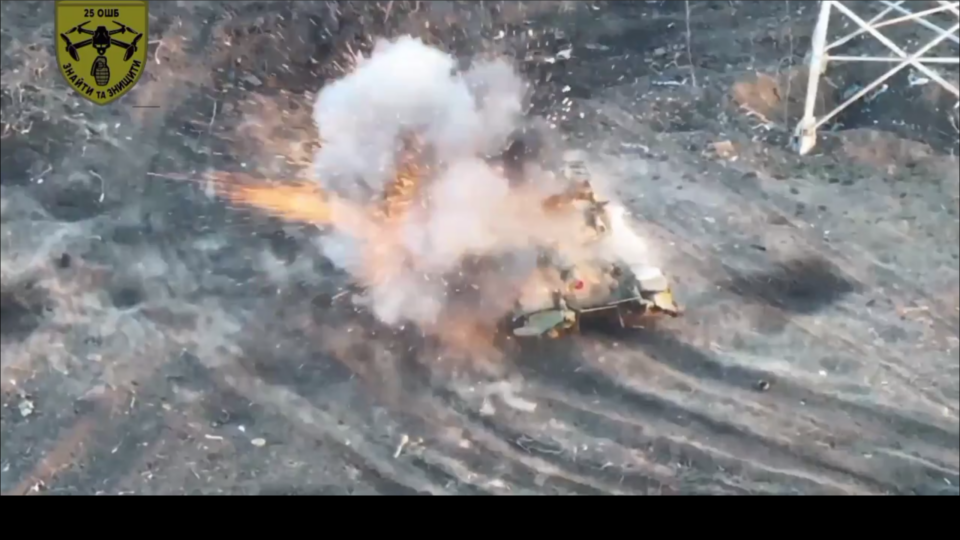 Сили оборони знищили російський танк на Авдіївському напрямку  