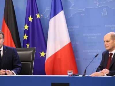 Президент Франції та канцлер Німеччини обговорили військову підтримку України  