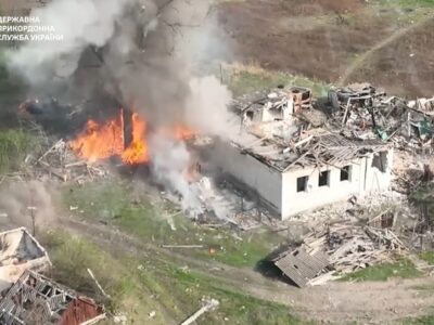 На Куп’янському напрямку ударом дрона знищено польовий склад боєприпасів окупантів  