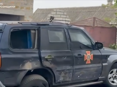 В Херсоні рятувальники потрапили під повторний обстріл росіян  