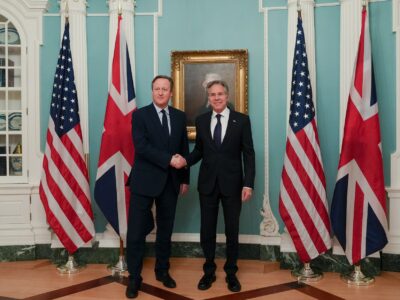 Британія та США об’єднані у підтримці України — Девід Кемерон після зустрічі з Ентоні Блінкеном  