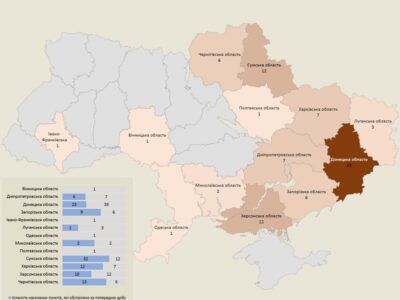 росіяни обстріляли 13 українських областей  