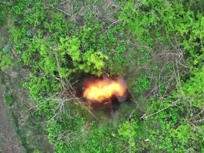 Сили оборони показали, як горять російські солдати  