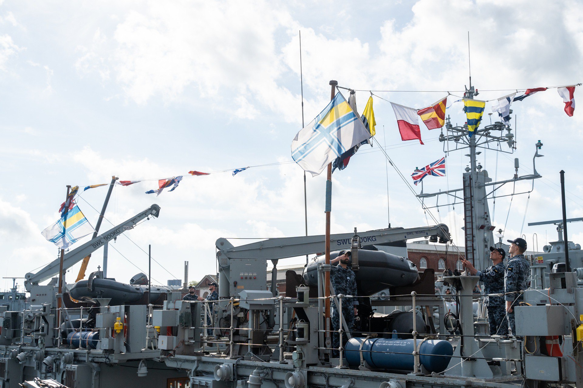 У Британії відзначили 106-у річницю Військово-Морського Прапору ЗСУ