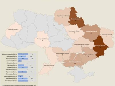 Протягом доби росіяни атакували 115 населених пунктів України  