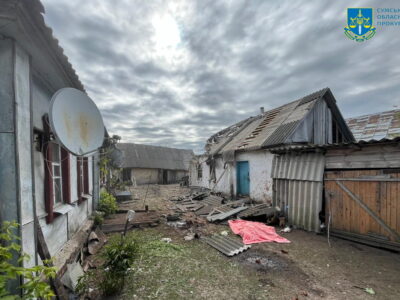 Ворог обстріляв Сумщину з артилерії: загинула жінка, її онука — поранена