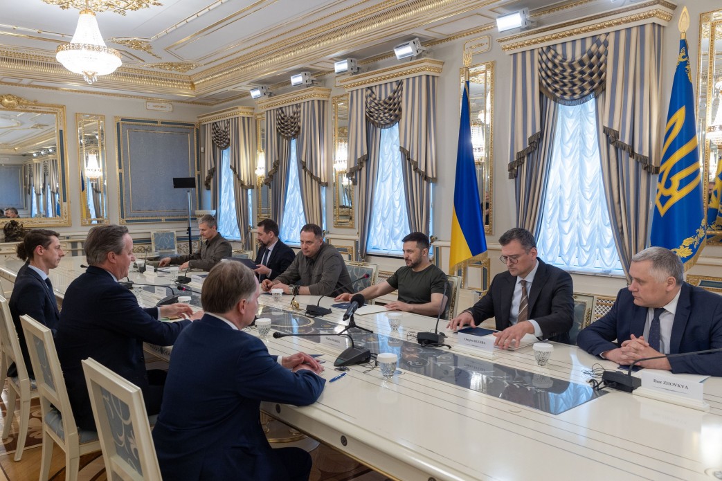Володимир Зеленський зустрівся з Девідом Камероном