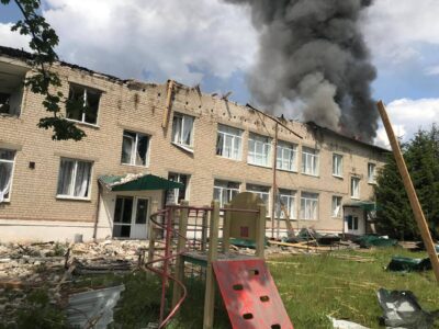 В ОВА показали наслідки атаки по Золочеву: росія воює з дитячими садками та ринками