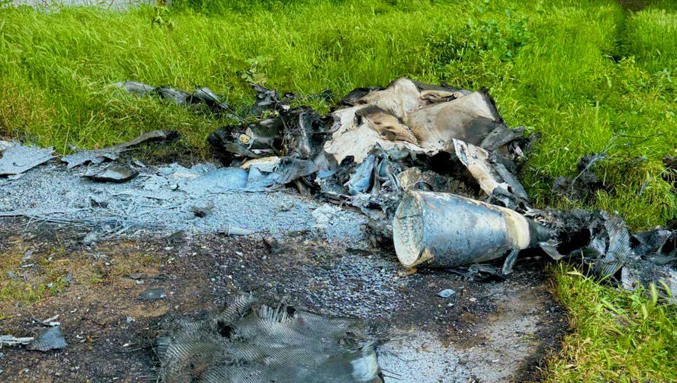 Збитий в Одесі російський ударний дрон