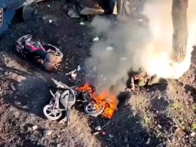 ДШВ знищили 8 російських мотоциклів та 1 БМП під час штурму  