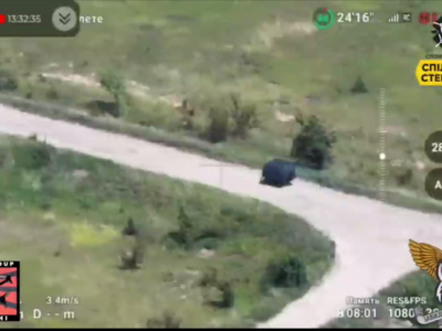 Десантники знищили мотоцикл-сарай  