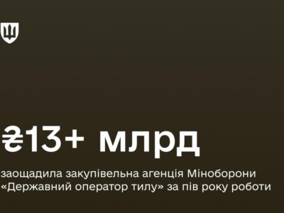 За пів року роботи ДОТ заощадив понад 13 млрд грн