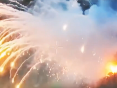 Морпіхи показали, як зробили феєрверк з ворожого БМП  