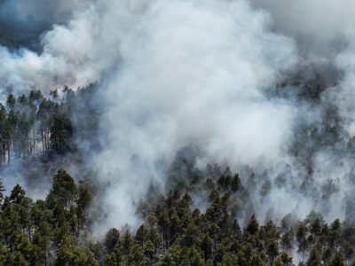 Атака росії спричинила масштабну пожежу біля Херсона: все місто в диму  
