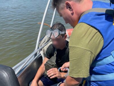 Перетин кордону у стилі Джеймса Бонда: порушник намагався переплисти Дунай під водою  