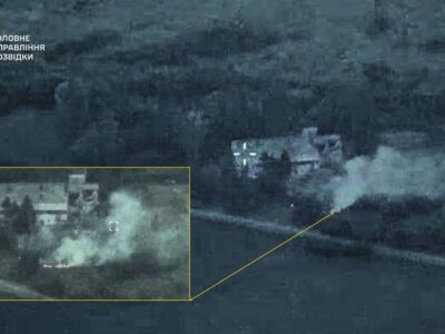Розвідники спалили російського «житєля» та центр логістики ворога на окупованій Донеччині  