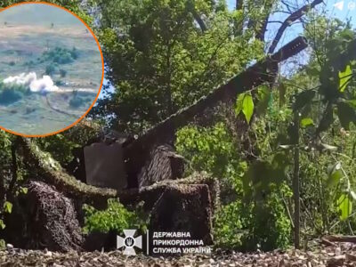 Прикордонники поцілили зі своєї зенітки у ворожий склад БК  