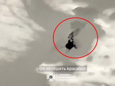 На Харківщині спалили ворожий панцерник і БМП, яка йшла за ним  