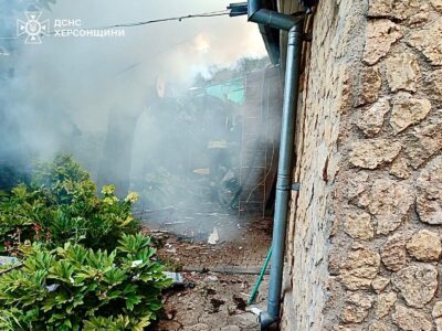 На Херсонщині за добу спалахнуло 30 пожеж внаслідок ворожих обстрілів  